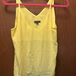 Yellow Sleeveless Top S